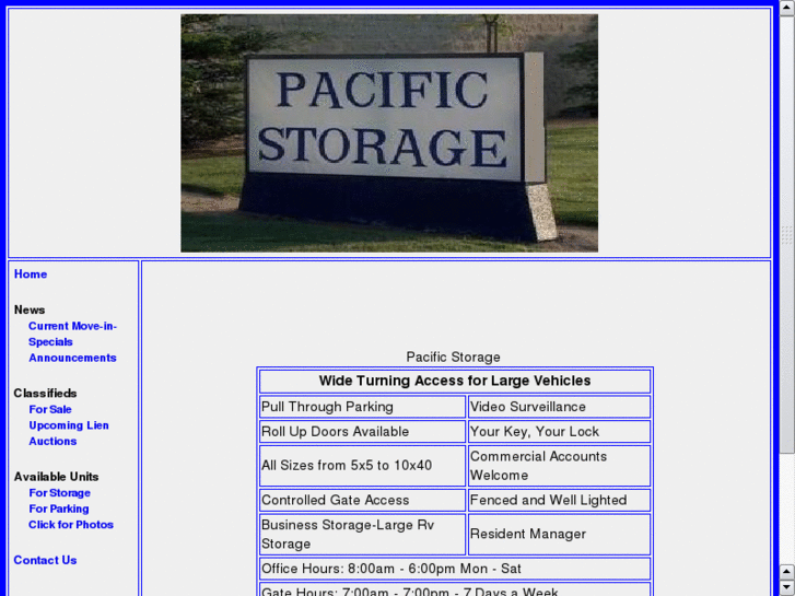 www.pacificstorage.info