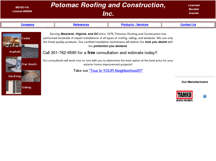 www.potomacroofingandconstruction.com