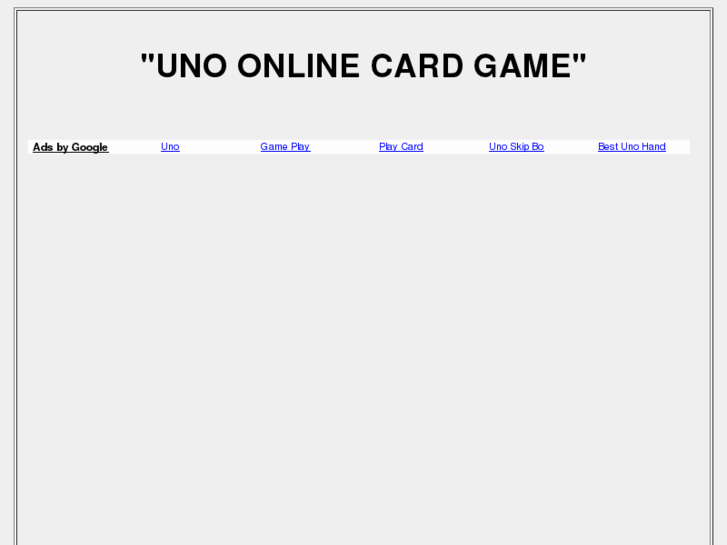 www.unoonlinecardgame.com