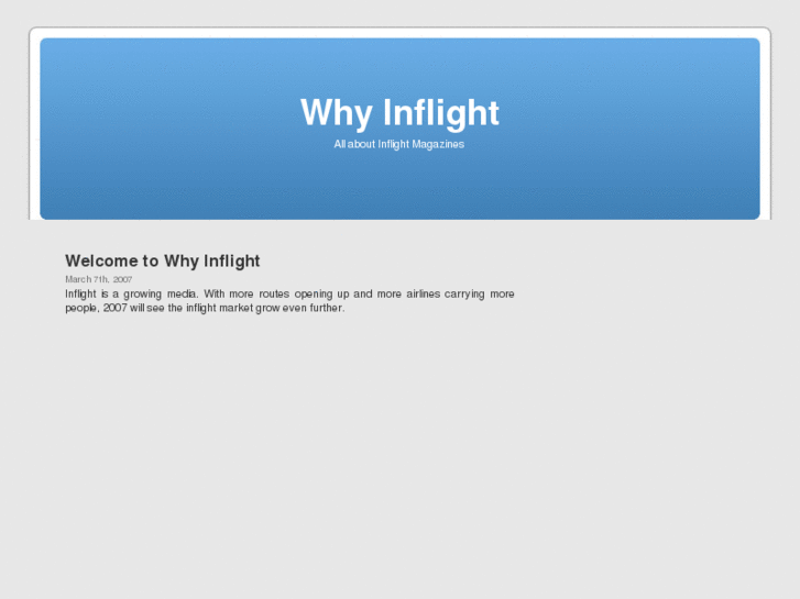 www.whyinflight.com