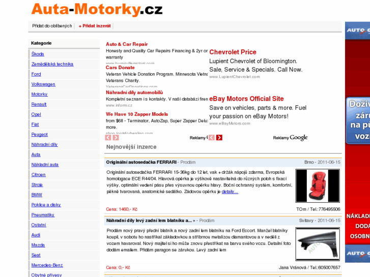 www.auta-motorky.cz