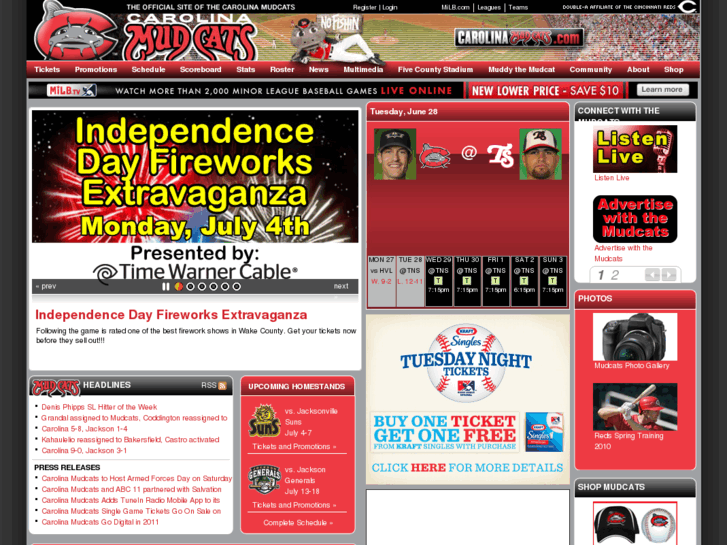 www.carolinamudcats.com