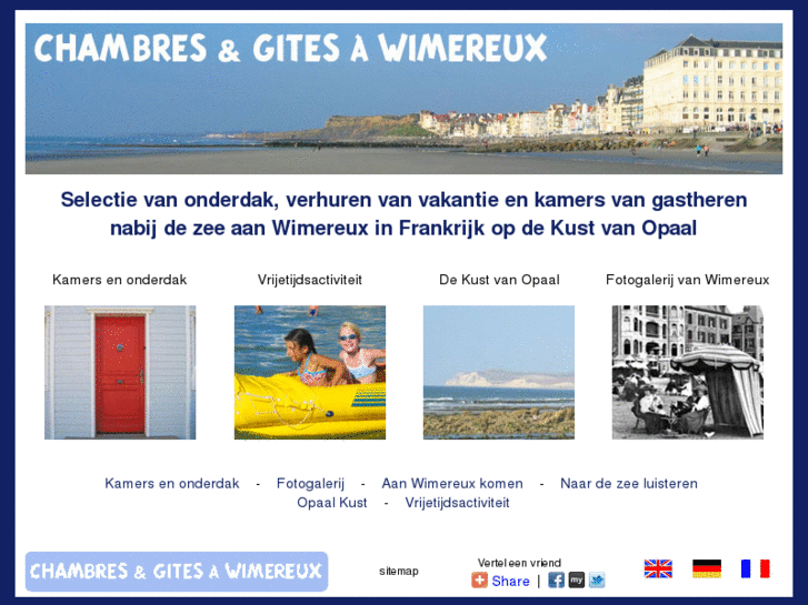 www.chambres-gites-wimereux.be