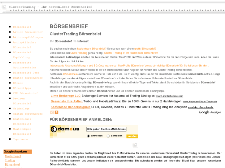 www.clustertrading.de