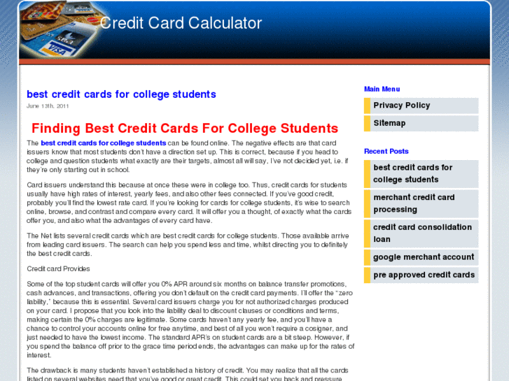 www.creditcard-calculator.com