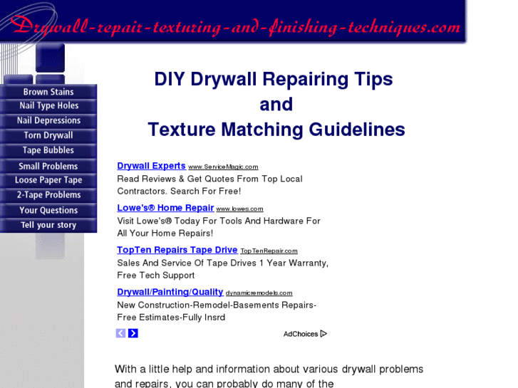 www.drywall-repair-texturing-and-finishing-techniques.com