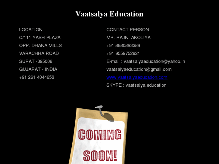 www.vaatsalyaeducation.com