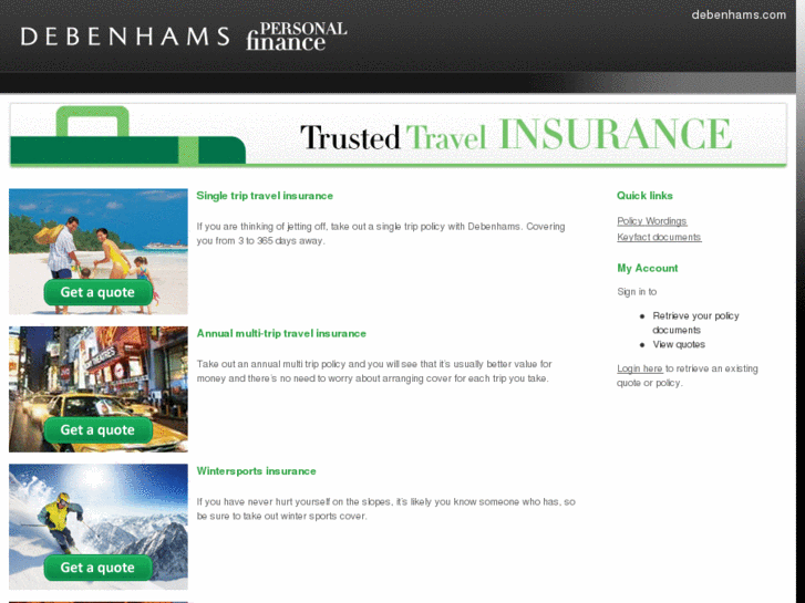 www.debenhamstravelinsurance.com