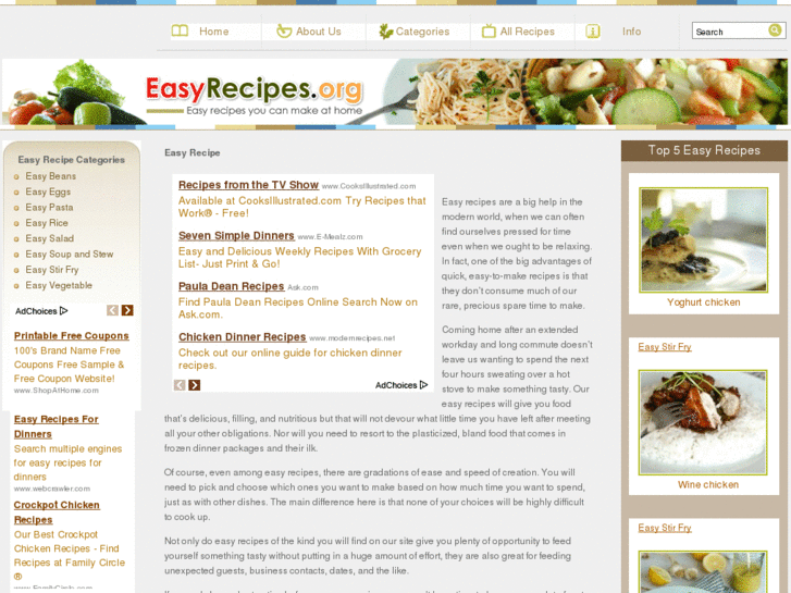 www.easyrecipes.org