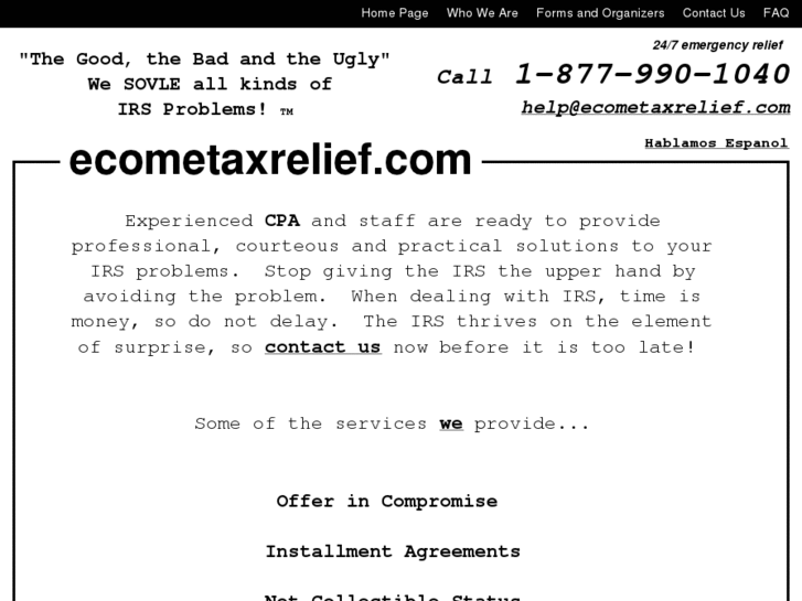 www.ecometaxrelief.com