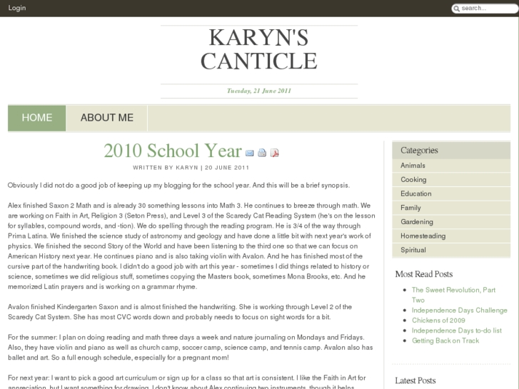 www.karynscanticle.com