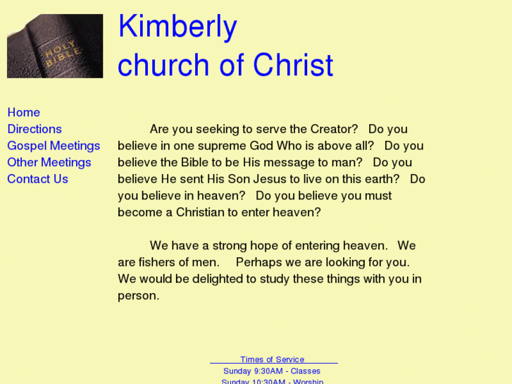 www.kimberlychurchofchrist.com