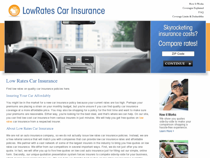 www.lowratescarinsurance.com