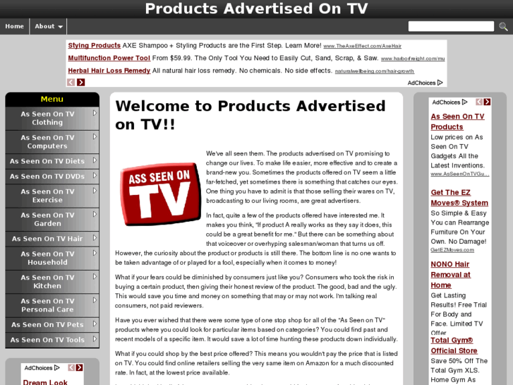 www.productsadvertisedontv.com