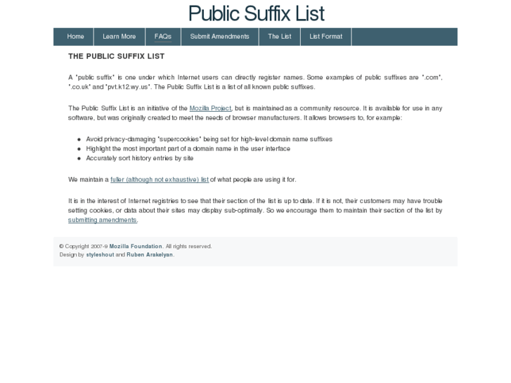 www.publicsuffix.org