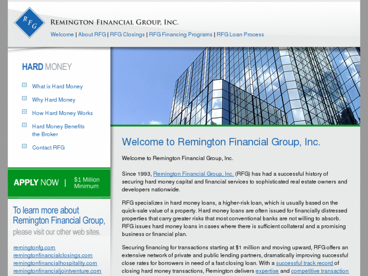 www.remingtonfinancialhardmoney.com