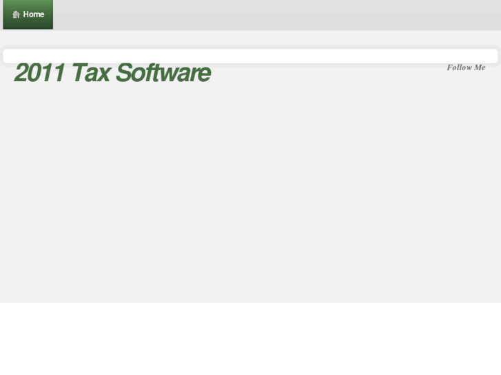 www.2011taxsoftware.org