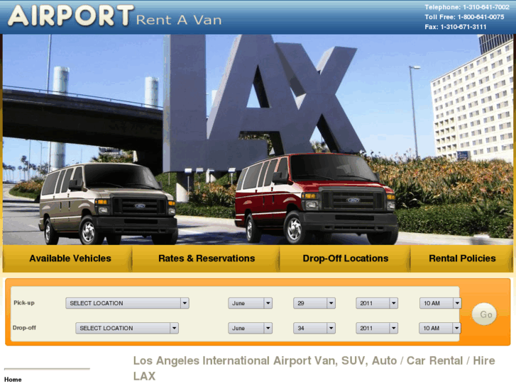 www.airport-rent-a-van.com