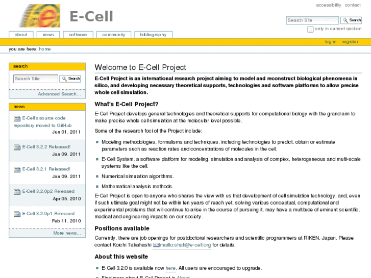 www.e-cell.net