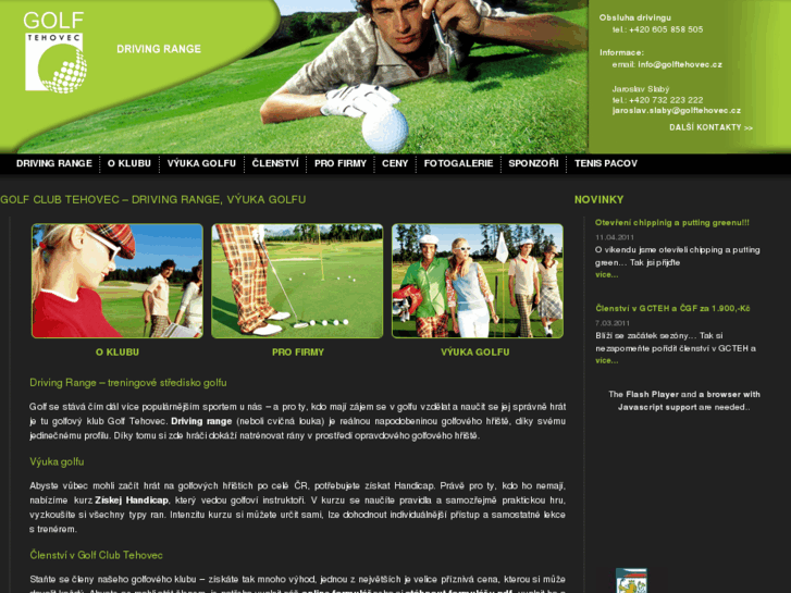 www.golftehovec.cz