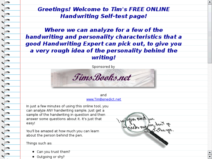 www.handwritingselftest.com