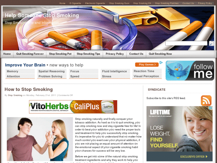 www.helpsomeonestopsmoking.com