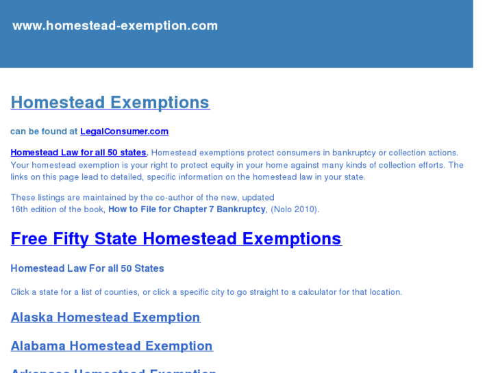 www.homestead-exemption.com