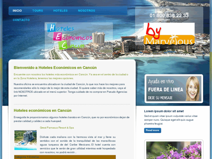 www.hoteleseconomicoscancun.com