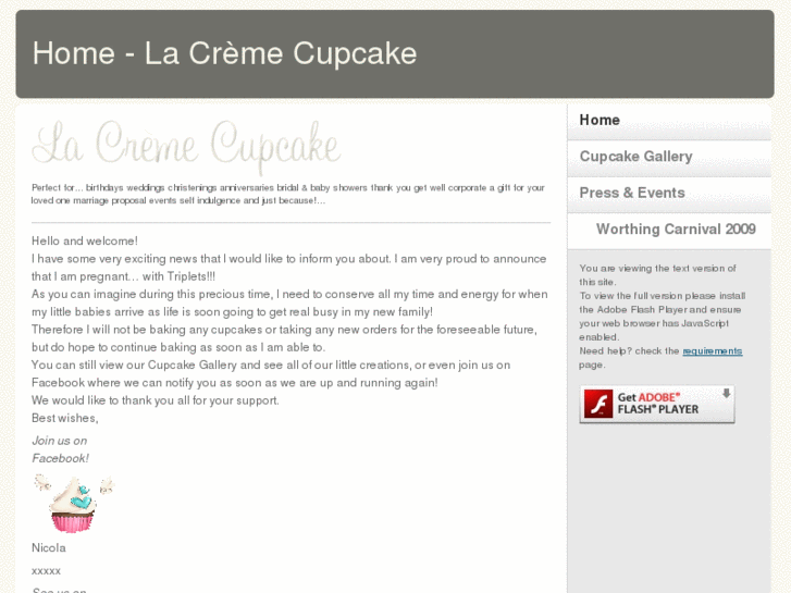 www.lacremecupcake.com