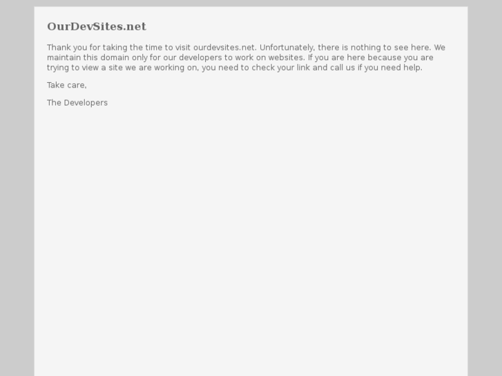 www.ourdevsites.net