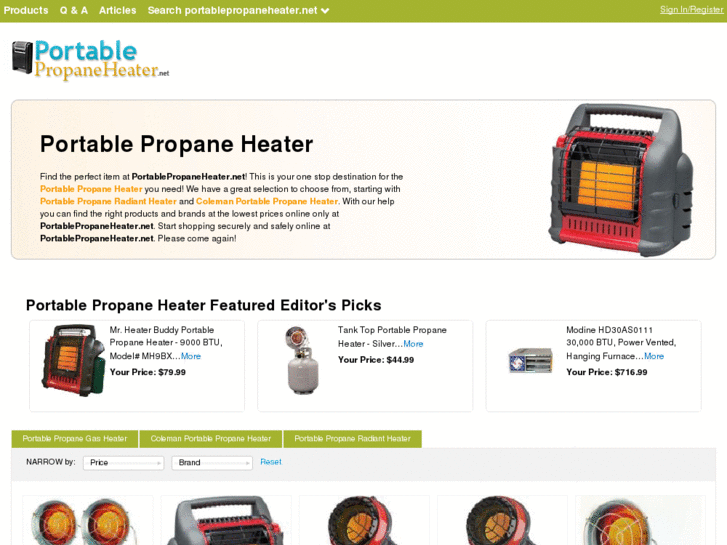 www.portablepropaneheater.net