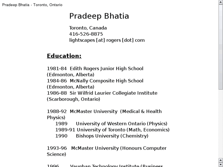 www.pradeepbhatia.info