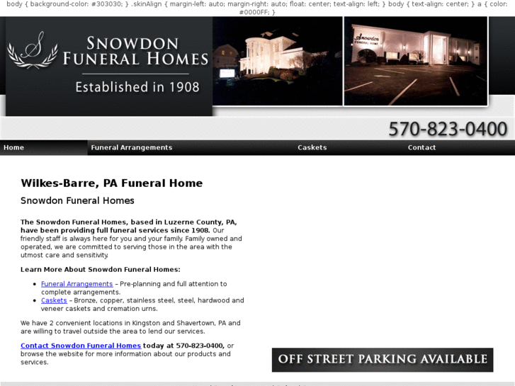 www.snowdonfuneralhome.com