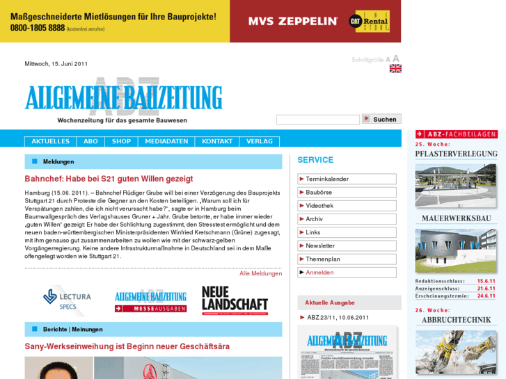 www.allgemeinebauzeitung.de