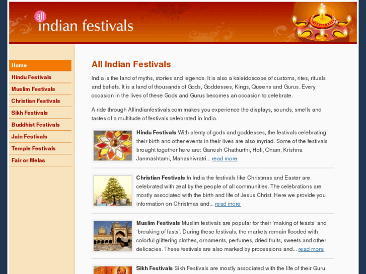 www.allindianfestivals.com