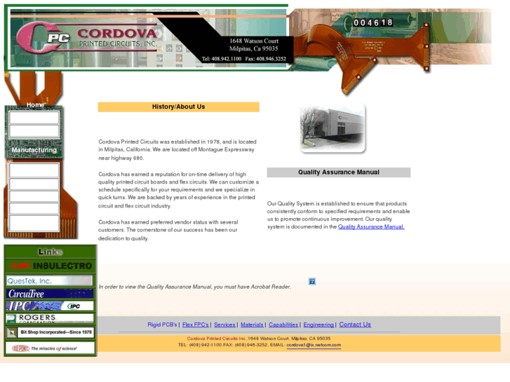 www.cordovaprintedcircuits.com