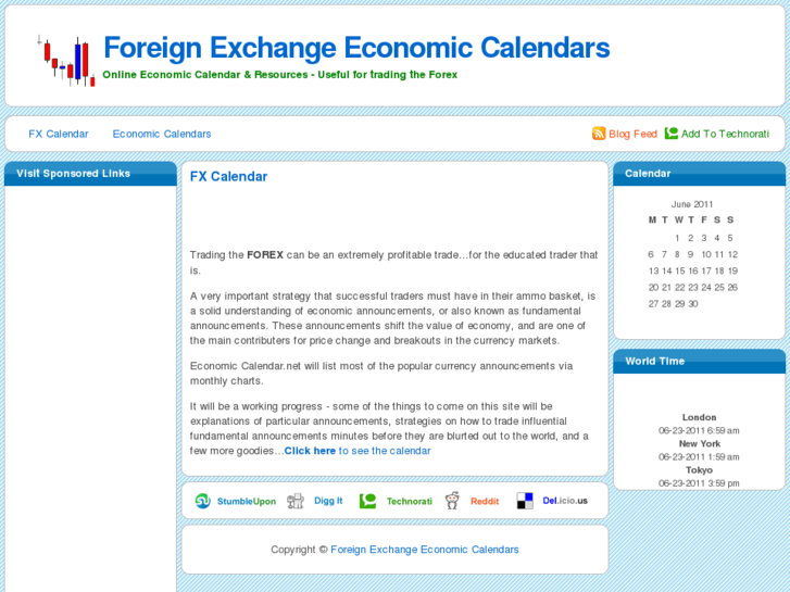 www.economiccalendar.net