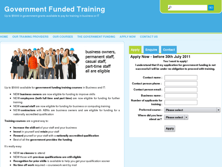 www.governmentfundedtraining.com.au