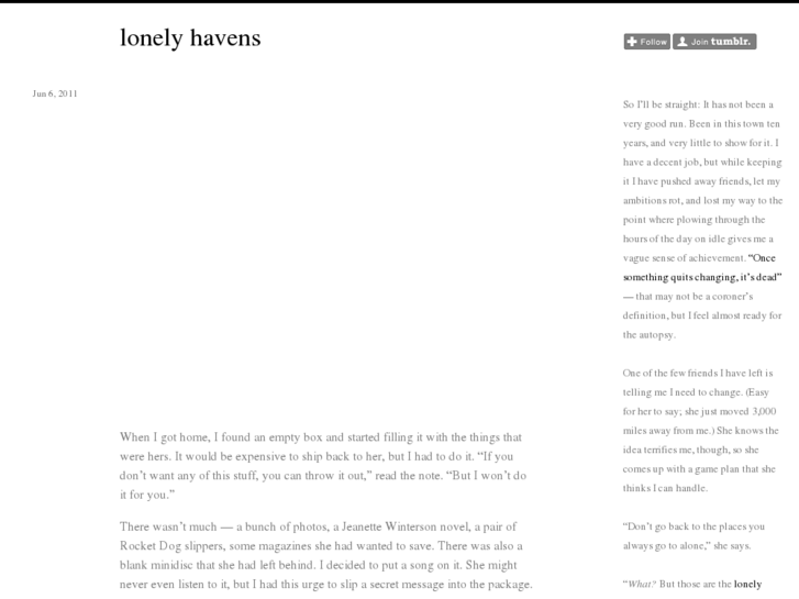 www.lonelyhavens.com