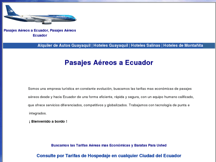 www.pasajesaereosaecuador.com