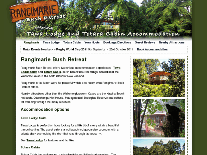 www.rangimariebushretreat.com