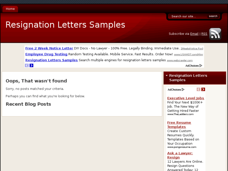www.resignationletterssamples.net