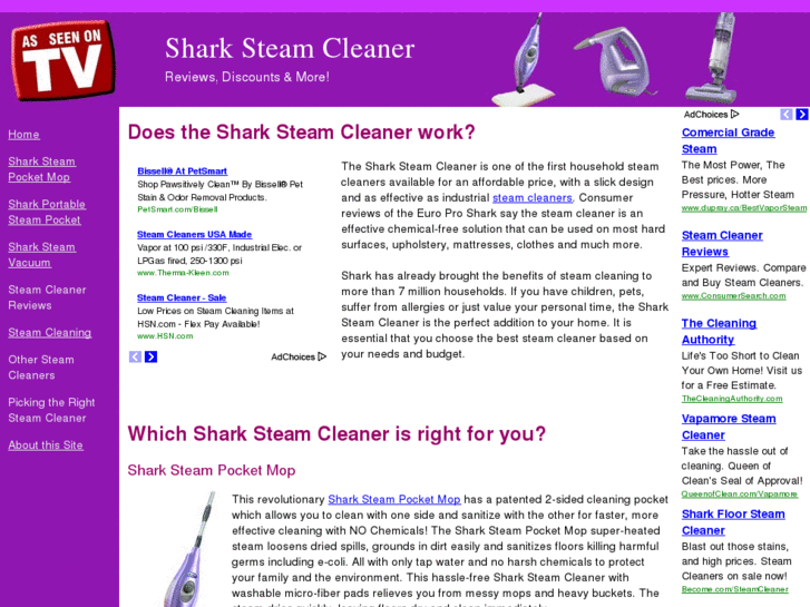 www.sharksteamcleaneronline.com