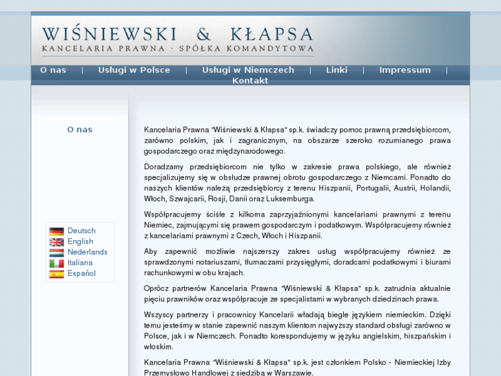 www.wisniewski-klapsa.pl