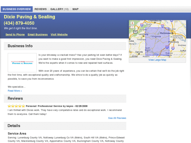 www.dixiepavingandsealing-va.com