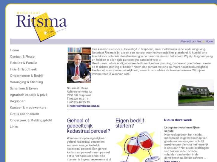 www.notariaatritsma.nl