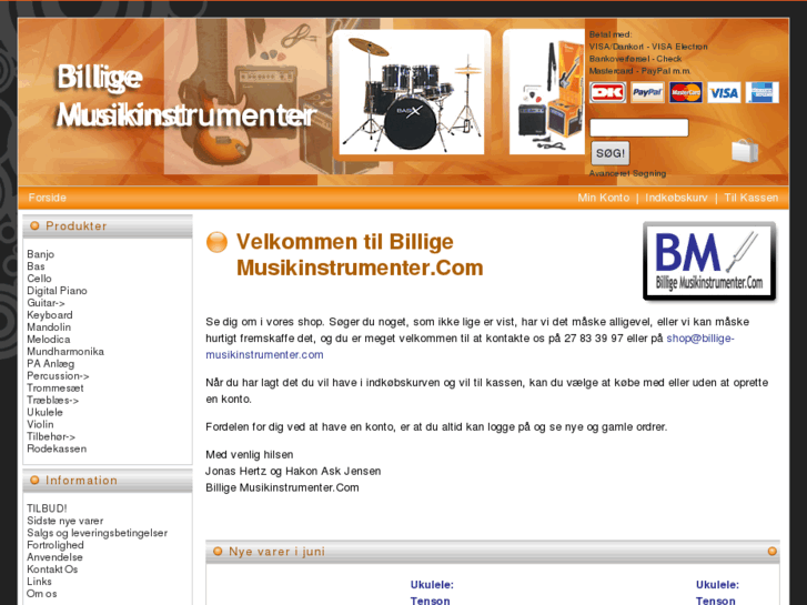 www.billige-musikinstrumenter.com