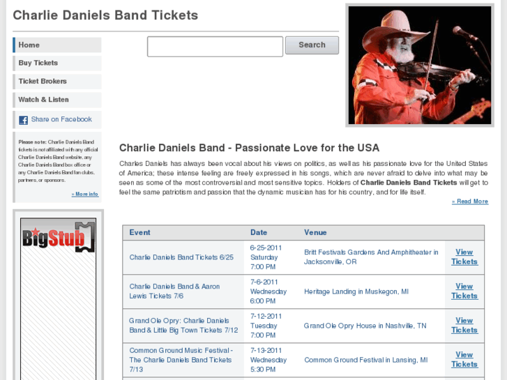 www.charliedanielsbandtickets.com