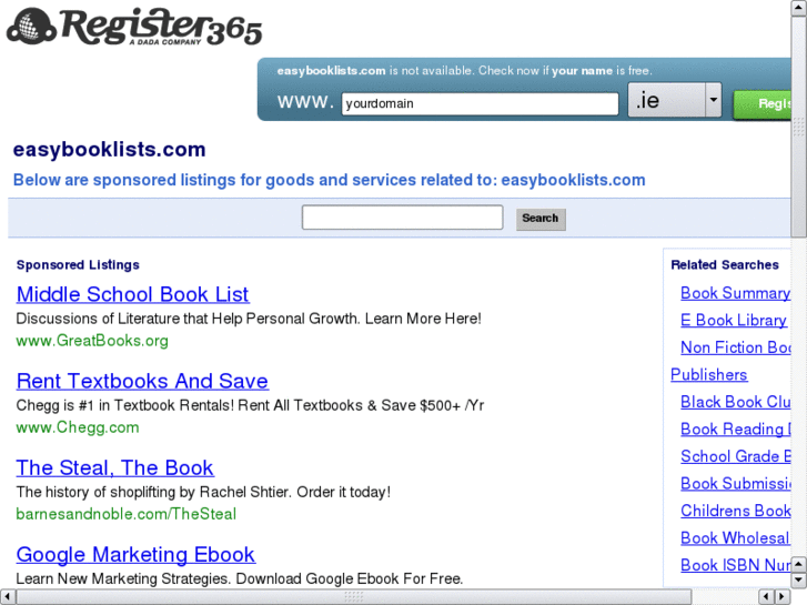 www.easybooklists.com
