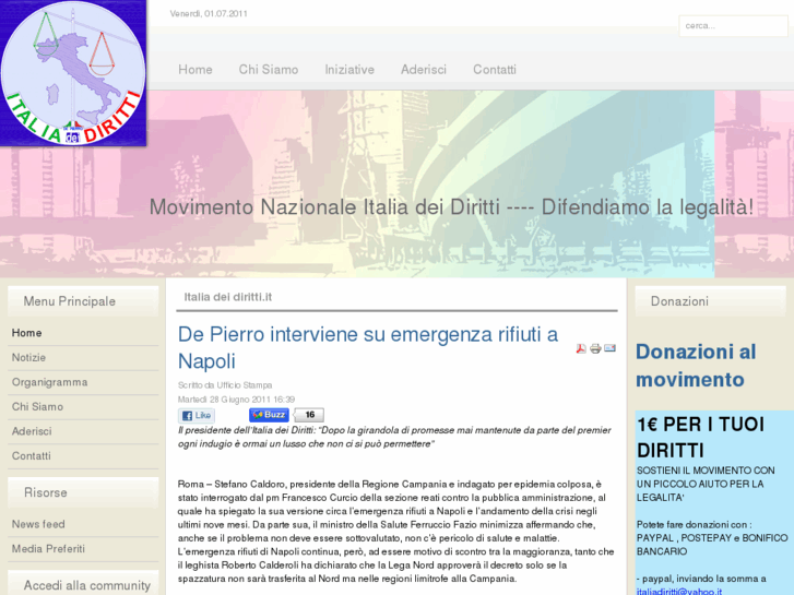 www.italiadeidiritti.it